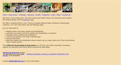 Desktop Screenshot of calherps.org